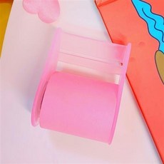 便利貼小條沾性強標記外賣韓國ins可撕便籤紙創意可愛網紅小, 2個粉色底座+2個粉色替芯, 1個