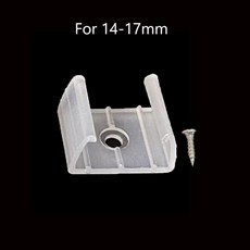 LED 커넥터 스트립 클립 2/4 핀 IP67 IP68 IP65 와이어 고정 나사 포함 고정장치 장착 8mm 10mm 12mm 14mm 17mm 19mm, For W14-17mm, 14) For W14-17mm - 10 pcs