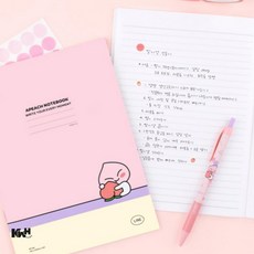 캐릭터 노트 영어노트 대학노트, 무지