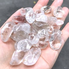 亮晶晶 白水晶碎石 滾石 水晶粒 1公斤裝, 一般等級 中大型(超商一單最多4件)