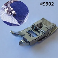 뜨거운 탄성 코드 밴드 패브릭 스트레치 국내 재봉틀 부품 액세서리 발 압착기 # 9907-6 7YJ26-2