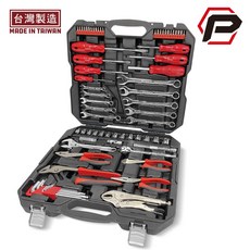 寶力優工具 Powerbuilt 74件式公制工具組 台灣製造, 1個