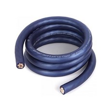 금속 분말 블루 엔비플렉스 트루 사양 10 게이지 전원접지 와이어 케이블 NVX® XW0BL5 프로페셔널 등급 5피트, 5 ft., 1/0-Gauge Metallic Powder Blue