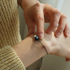 SANS 소원 매듭 비즈 원석 실팔찌 만들기 DIY 키트, 1개, 12.버섯