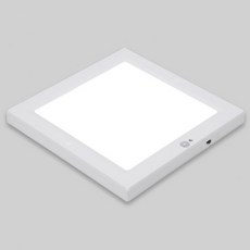 일신전기조명 현관조명 사각 LED 센서등 엣지 8인치 20W 주광색, 1개