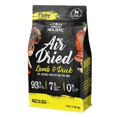 ABSOLUTE HOLISTIC 超越巔峰鮮食肉片 犬用 羊肉鴨肉 低溫風乾 無穀天然糧 買1kg送罐頭, 藍鯖魚+放牧羊, 1kg, 1個