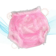 Haian 하이안 기저귀 커버 성인 풀온 플라스틱 팬티 레이스 속옷 JO