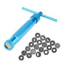 폴리머 클레이 압출기 20팁 도구 점토 설탕 공예 케이크 조각