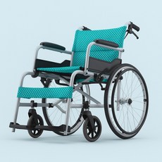 康揚鋁合金輪椅 飛揚100 輕巧便攜 贈送兩樣好禮, 1個, 輪椅送充氣座墊