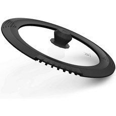 내열성 실리콘 림 글라스가 포함된 스톡팟 냄비 파스타 수프 냄비용 강화 스트레이너 뚜껑 붓기 스파우트 워터 오일 전자레인지 안전 핏 6.5-7-7.5-8인치 블랙, 6.5-7-7.5-8 inch, Light Grey