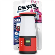 미국출고 평점4.5+ 159405 ENERGIZER LED 캠핑 랜턴, 레드