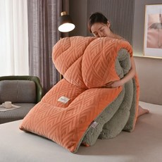 겨울 극세사 이불 220x240 5kg 슈퍼 따뜻한 이불 겨울 두꺼운 면화 양면 벨벳 부드러운 초대형 담요