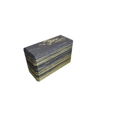 瑜伽磚 瑜珈磚 469 拉筋磚 舞蹈磚 加厚迷彩款 硬度30D 瘦身磚 雕塑 輔助瑜珈 無毒親膚 入門 初學 台灣製, 1個, 30D-469-迷彩黃(單入), 迷彩黃