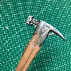 티타늄 망치 해머 손잡이 빠루 목수 피니쉬 전문가용 장도리 미니 목공, 1개, 04.망치 헤드 470g+길이 40cm