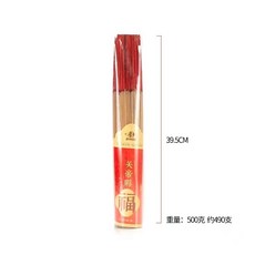 關帝保平安 無煙香 竹籤香 1斤裝 禮佛拜拜香, 1個, 關帝賜福無煙本色拜拜香39釐米500克