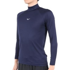 MIZUNO 하이넥 긴소매 언더셔츠 네이비 S