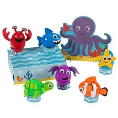 [ 1282672 ] 펀 익스프레스 바다 생물 장면 달걀 장식 공예 키트 - 1개, [ 1282672 ] 펀 익스프레스 바다 생물 장면 달