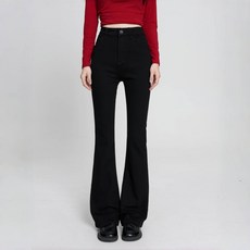 VIISHOW 여성 스판 부츠컷 청바지 하이웨스트 슬림 롱 나팔바지