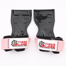 타이거밸런스 헬스그립 헬스스트랩 스트랩, 핑크(로고 화이트), 1세트