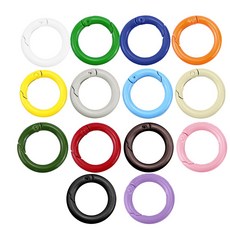 컬러오링 외경33mm 내경25mm 고리 오링 오픈형O링, 14개, 전컬러 1개씩 혼합