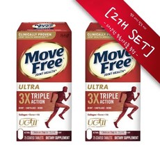 [정품 미국 배송] 쉬프 무브 프리 울트라 트리플 액션 75정 (타블렛) 관절 Schiff Move Free Ultra Triple Action 75tabs -2개 SET, 1세트, 챱스틱(민트)1개, pottasium, 150정