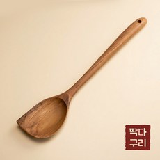 딱다구리 티크나무 조리도구 그로브 볶음주걱 코너 볶음스푼, 1개, 우드