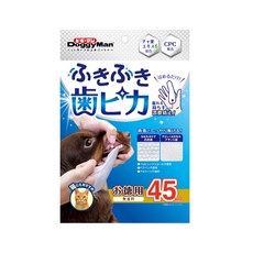 DoggyMan 寵物日常 潔牙指套 貓狗通用, 1個, 5#【潔牙指套】袋裝45片