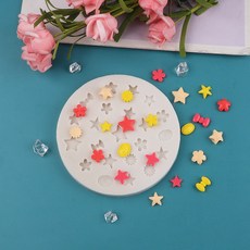 실리콘 몰드 수제_데코 별리본사탕 22구 석고방향제 비누