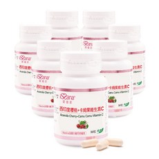 【iSSana 愛善那】西印度櫻桃+卡姆果維生素C純素膠囊, 7個, 30顆