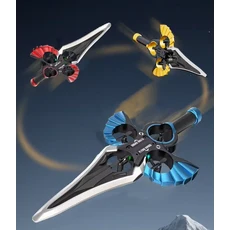 RC헬기 비행기 전투기 드론 무선 조정 카 자동차 오프로드 드리프트 포크레인 36cm 원격 조종 비행 검 원격, 04 Gesture random 1pce