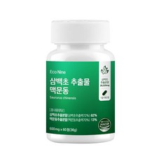 에코나인 삼백초 추출물 맥문동, 1개, 60정