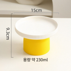 밥그릇 고양이 도자기 애완용 물 강아지, 1개, 옵션8