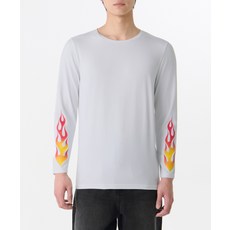 매장정품 무신사 스탠다드 MUSINSA STANDARD [추성훈 PICK][힛탠다드] 플레임 피스트 크루 넥 티셔츠_이너 웨어 [화이트] MMEUTBE01-WH 956098