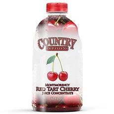 컨트리 스푼 몬트모렌시 레드 타트 체리 주스 농축액 (946.35ml 2개 팩), 1개, 946ml