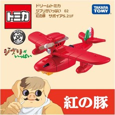 【616toys】Tomica 多美卡 夢之仿真車 紅豬 S.21F, 紅, 1個