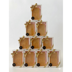 토브가든 답례품 골드바모양 수제비누 완제품, 10개, 골드바비누