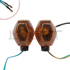 오토바이 전방 회전 신호 표시 등 깜박임 램프 SUZUKI DL 650 V-strom 04-11 V Strom 1000 06-12, 05 Front Amber