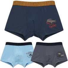mrkids 男童人造絲AEROCOOL彈性四角褲3件組 RV230