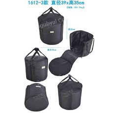 난로 보관 가방 화목난로 내성 땔감 분리형 화상방지장치 보관가방 장작거치대 연통 글램핑, 3 1612-3흑색직경39x높이35cm, 1개