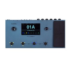 FLAMMA FX200 綜合效果器 吉他效果器, 1個, 藍灰色 贈變壓器+導線+四顆踩釘帽