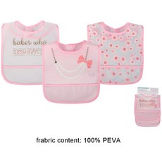 luvable friends 嬰幼兒雙面防水圍兜3入組