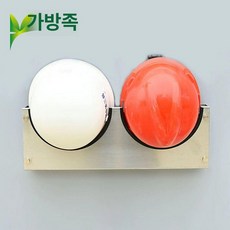 안전모걸이대 작업모 6구 거치대 정리대 5구 작업장, 1개, 스테인리스스틸 2 칸