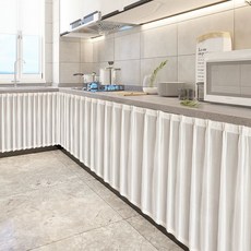 서랍 커튼 주방 페브릭 찍찍이 책장 가리개 수납장 싱크대 인테리어 선반 붙이는 커버 커텐
