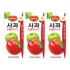 델몬트 사과 드링크, 190ml, 50개