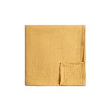 Meracorallo 모슬린 포대기 담요 100% 면 속싸개 부드럽고 통기성이 좋은 랩 남아 및 여아용 크림 158562, 옐로우