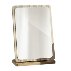 木質摺疊鏡子 日式簡約桌面化妝鏡 木製化妝鏡 折疊便攜【MZ0035】, 02木質摺疊鏡子_特大號