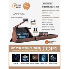 로잉머신 접이식 워터 수력 자기력 이중저항 유산소