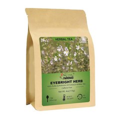 FullChea - 뮬린 잎차 2.5온스/71g 폐용 멀린 차 천연 루즈 잎 허브 절단 및 체질 GMO 프리 카페인 호흡기 건강 지원 191153, 아이브라이트 허브, 1개