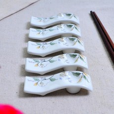 筷子架 筷勺托 陶瓷筷托 輕奢筷架 家用筷枕 5個裝, 1個, 峰會