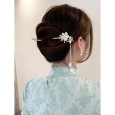 131玉蘭花髮簪 古風旗袍漢服髮飾, 1個
